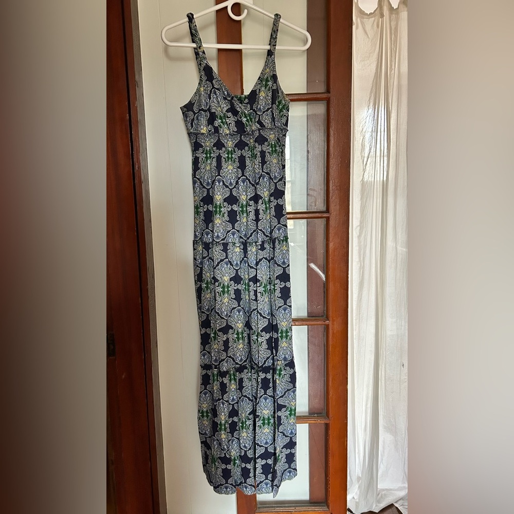 Tommy Hilfiger Paisley Print Dress - Green and Blue